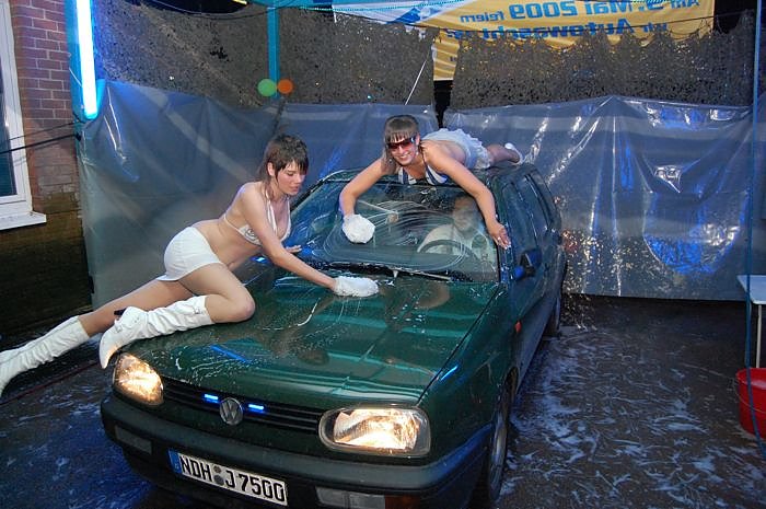Sexy Autow&auml;sche Party 