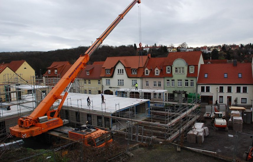 Am Freimarkt in Hettstedt entsteht ein Jobcenter des Landkreises Mansfeld-S&uuml;dharz.