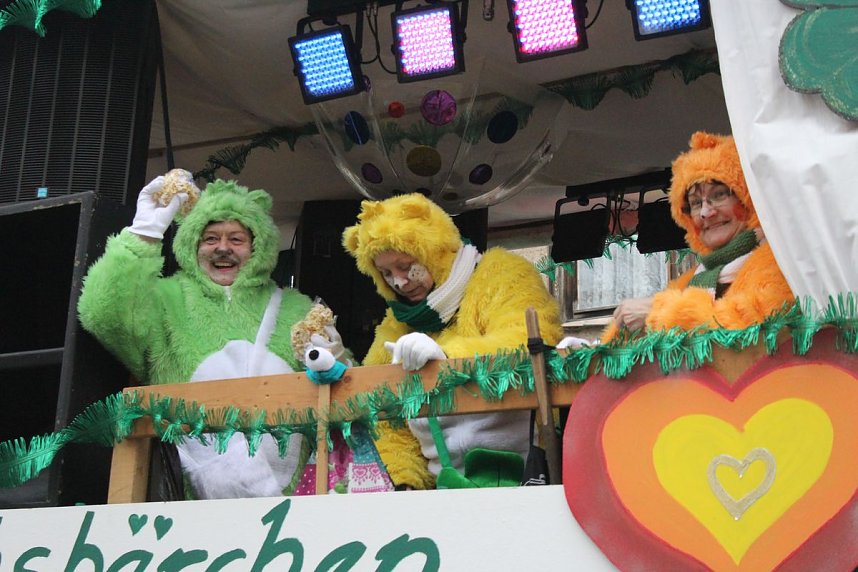 N&auml;rrinnen und Narren trotzen Wetter (1)