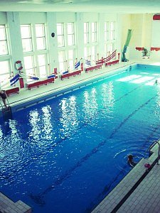 Das Hallenbad des Klubhauses Hettstedt.