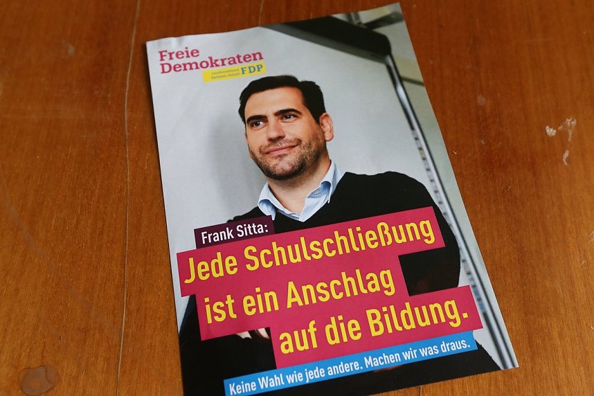 Frank Sitta hat Schulentwicklung zu einem Wahlkampfthema gemacht.