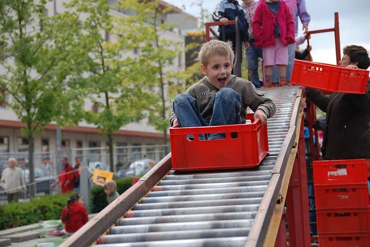 Knax Spielfest bei der Sparkasse