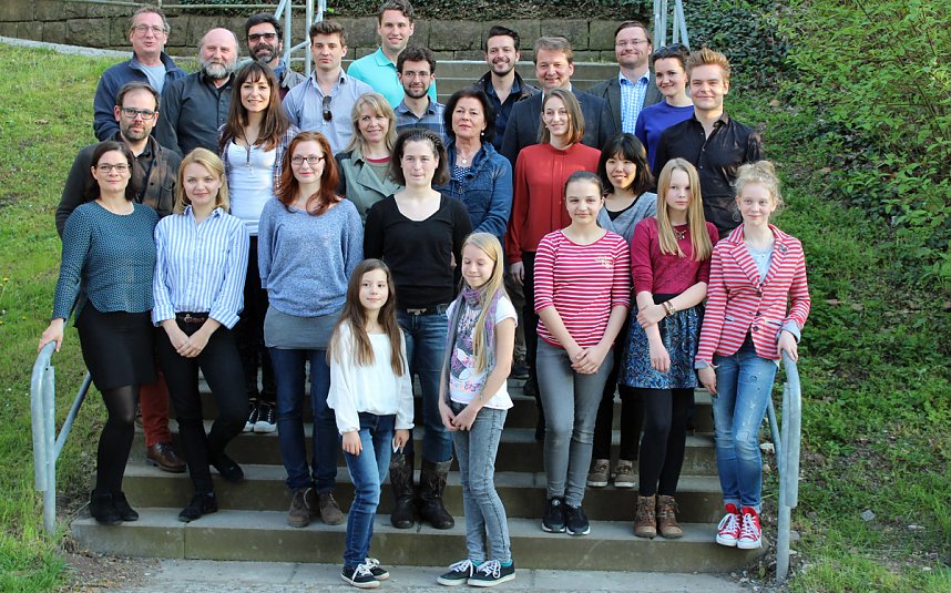 Ensemble zum Probenstart in Sondershausen