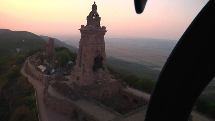 S&uuml;dharz und Kyffh&auml;user von ganz oben