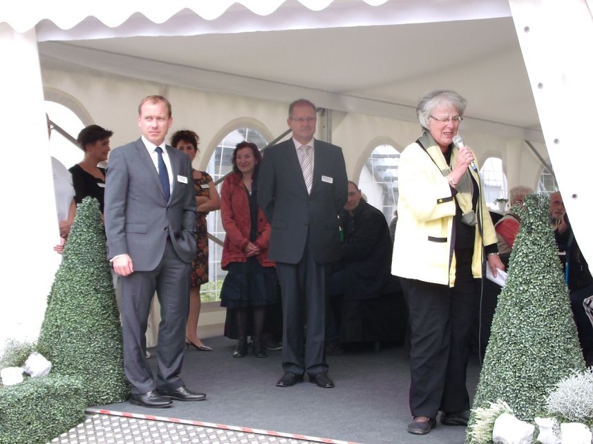 M. Schulter, Dr. Freund und OB Fischer