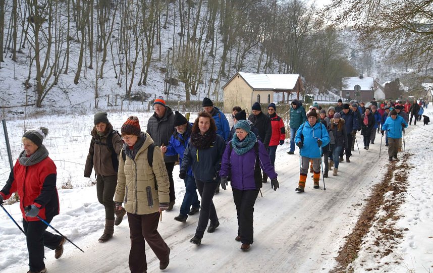 Zum Auftakt gewandert