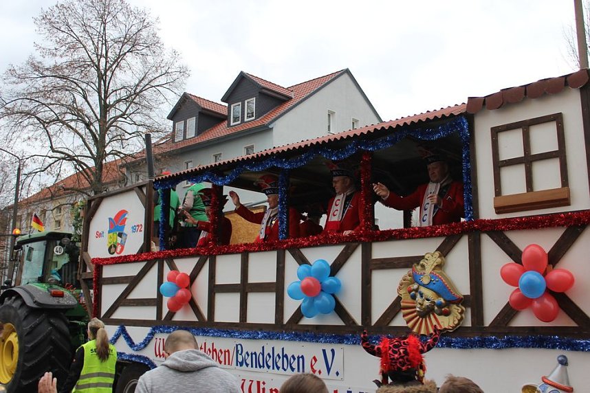 N&auml;rrinnen und Narren ziehen durch die Stadt (2)