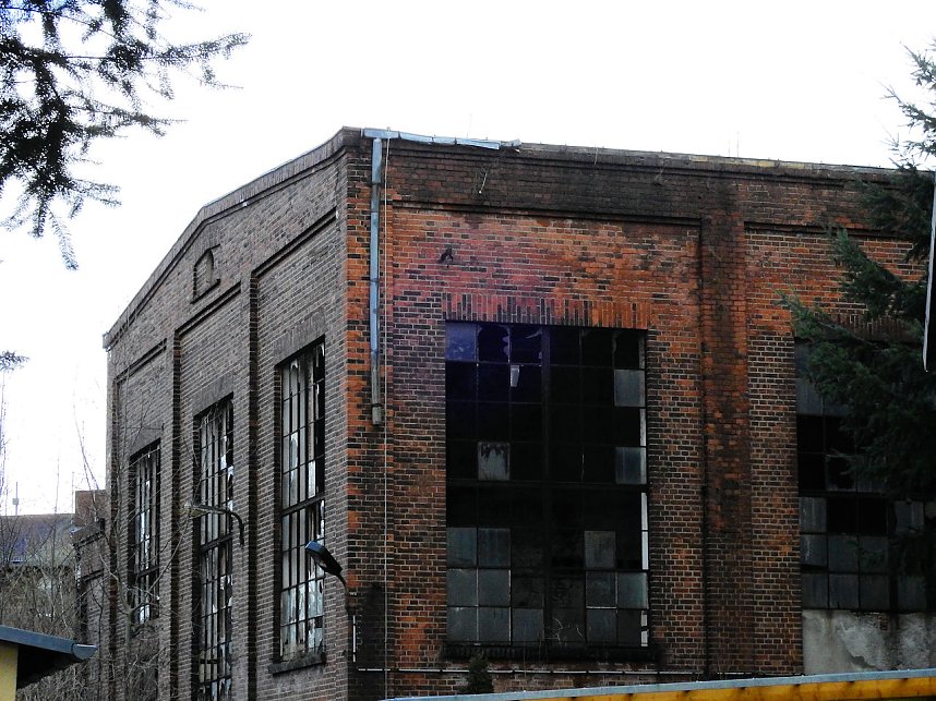 Peter Blei in der Brikettfabrik