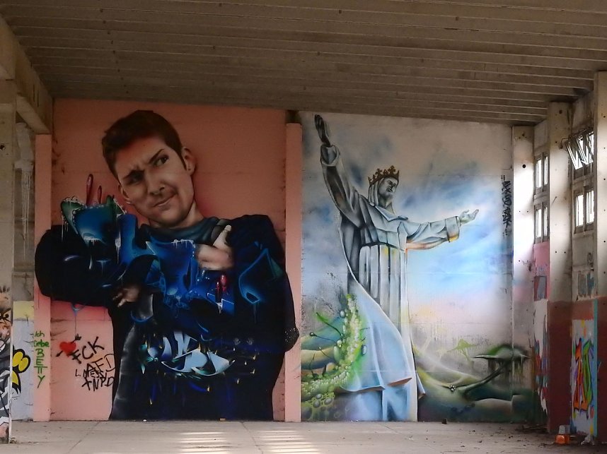 Peter Blei in der Brikettfabrik