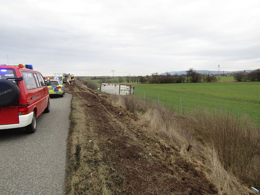 Abgerutscht und &uuml;berschlagen