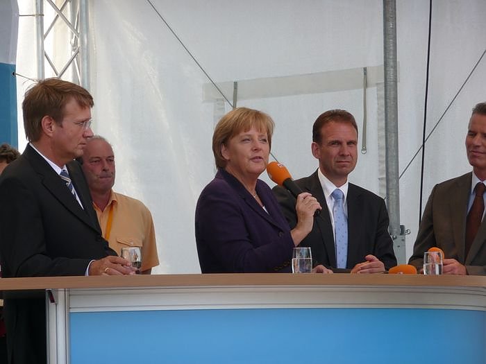 Besuch von Angela Merkel in Nordhausen