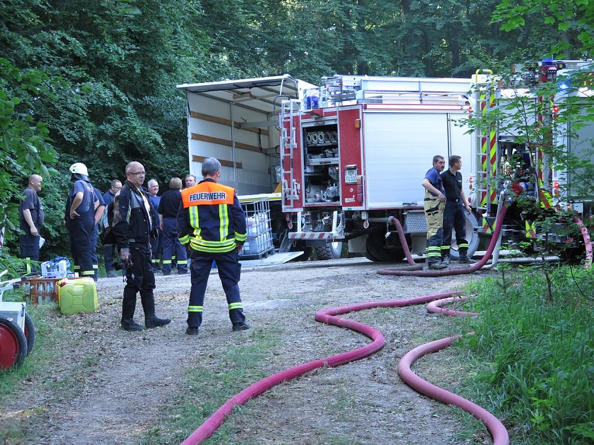 Brand im Alten Stolberg