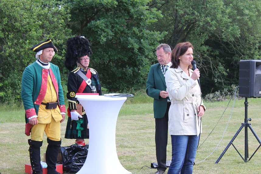 Gro&szlig;e Parade auf dem Dickkopf