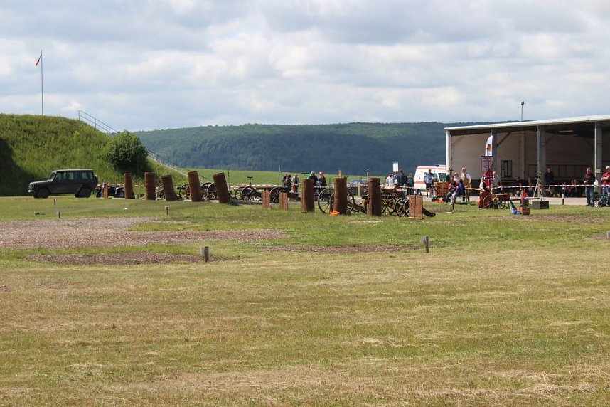 Gro&szlig;e Parade auf dem Dickkopf