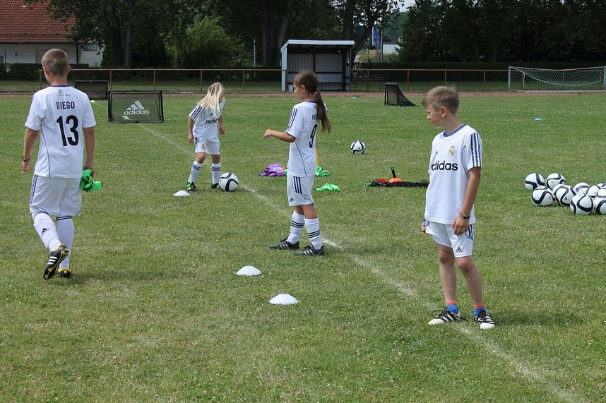 "Real Madrid Fu&szlig;ballschule" machte Station in Wiehe