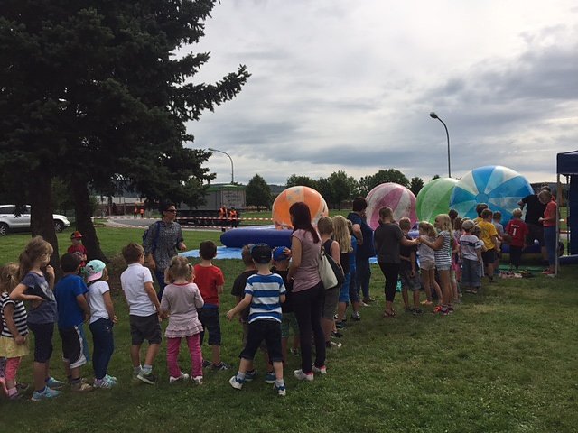 Gro&szlig;er Sport- und Spieltag bei der Firma Knauf in Rottleberode