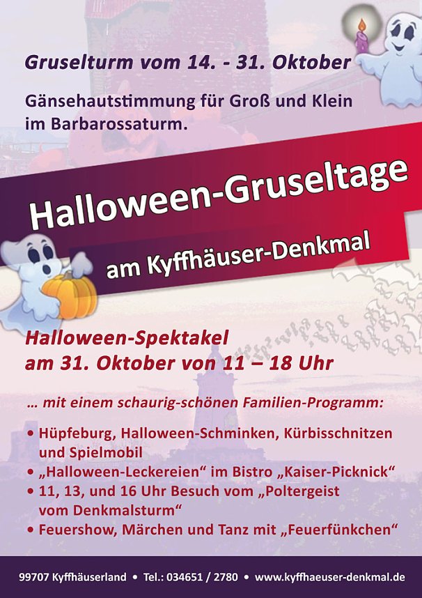 Halloweenspektakel am Kyffh&auml;user 2017
