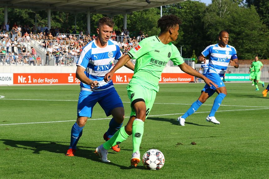 Wacker testete gegen Bundesligist in Hannover