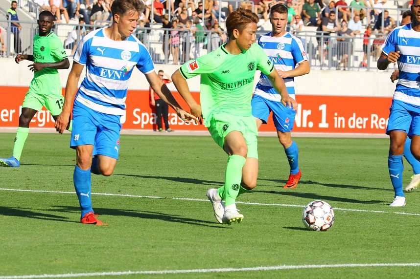 Wacker testete gegen Bundesligist in Hannover