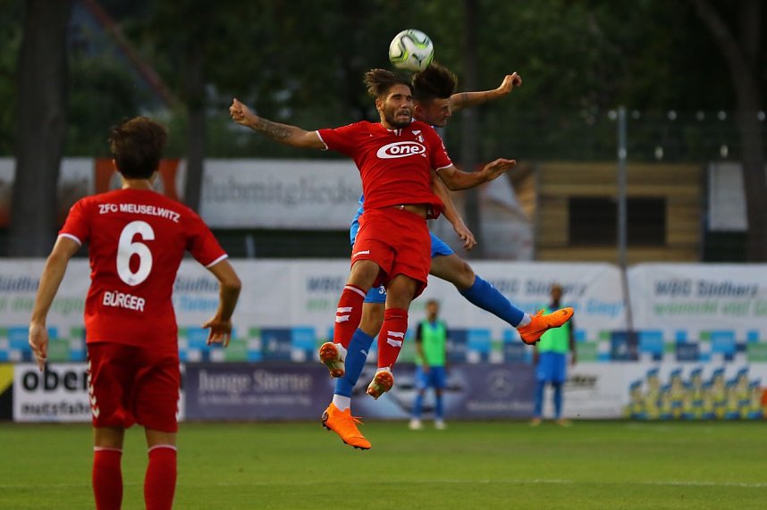 Wacker Nordhausen mit ersten Sieg in einem Heimspiel. 3:0 gegen Meuselwitz im ersten Th&uuml;ringen-Derby der Saison