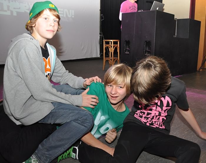 Junge Party im Klubhaus