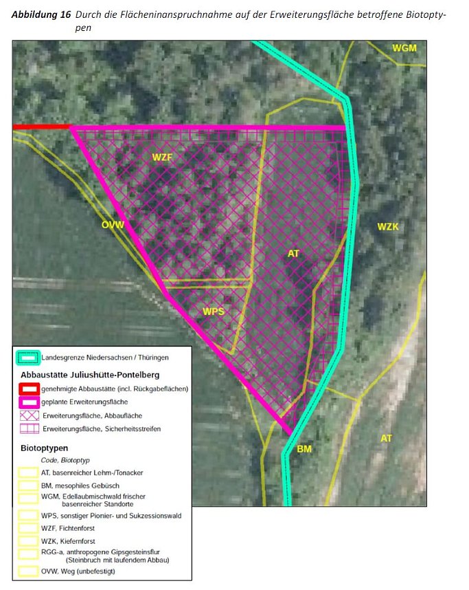 Proteste gegen weiteren Gipsabbau