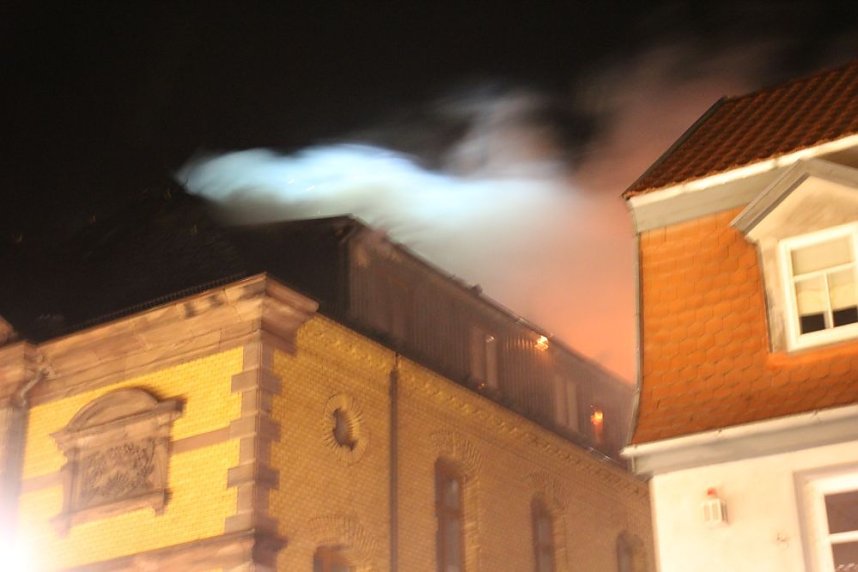 Gro&szlig;brand in Sondershausen