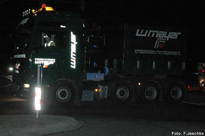 400 Tonnen unterwegs