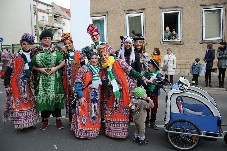 Der Rosenmontagsumzug in Sondershausen (1)