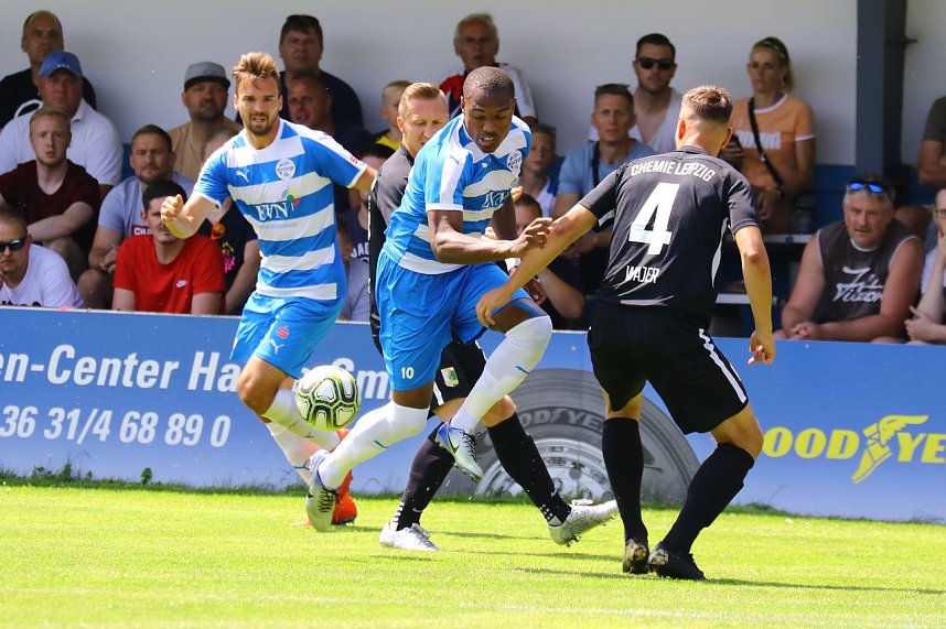Torloses Unentschieden von Wacker Nordhausen gegen Chemie Leipzig