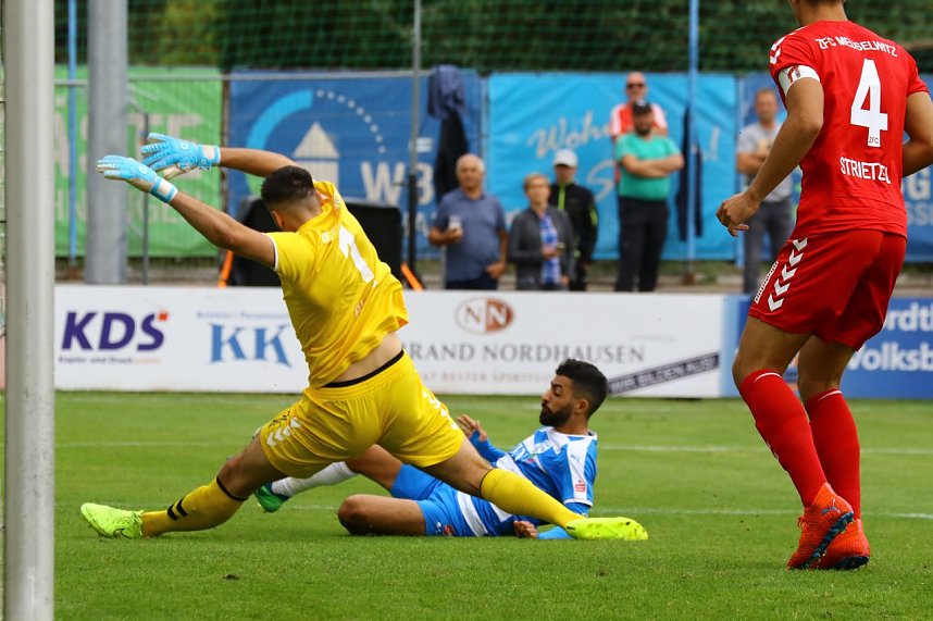 Wacker ringt Meuselwitz im Pokal nieder