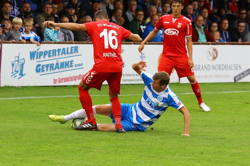Wacker ringt Meuselwitz im Pokal nieder