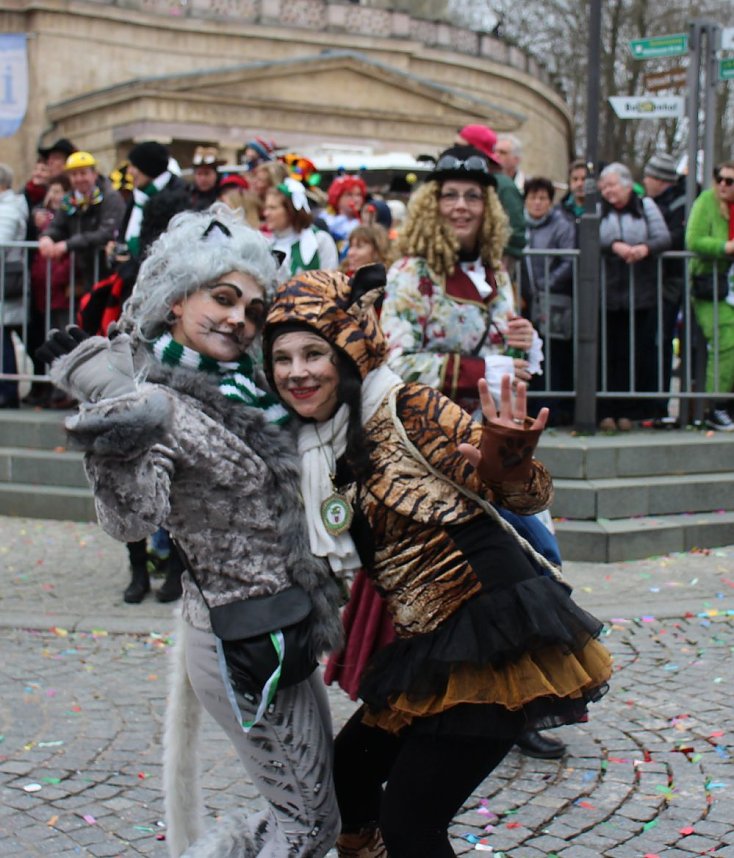Rosenmontag auf dem Markt Sondershausen