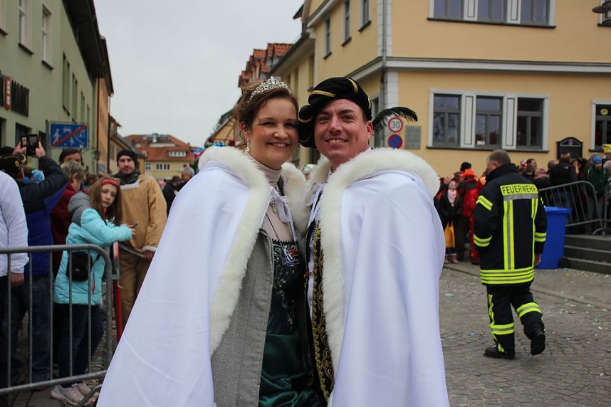 Rosenmontag auf dem Markt Sondershausen