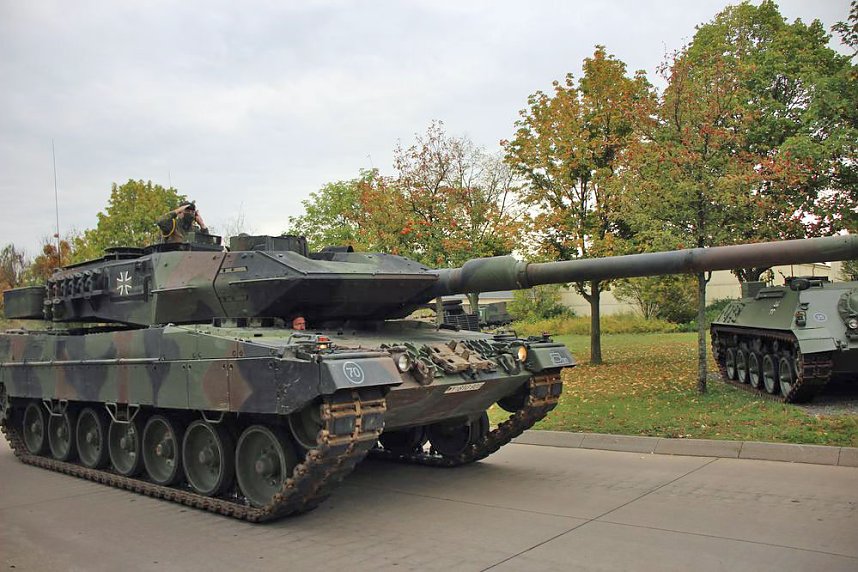 Panzerkompanie in Bad Frankenhausen verabschiedet 