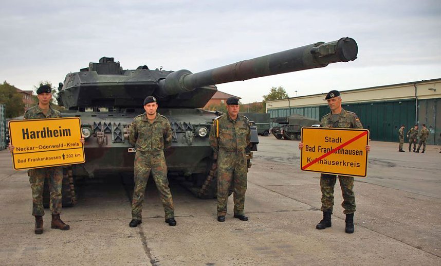 Panzerkompanie in Bad Frankenhausen verabschiedet 