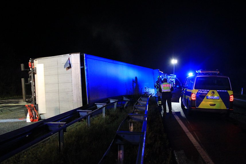 LKW-Unfall auf der A 38