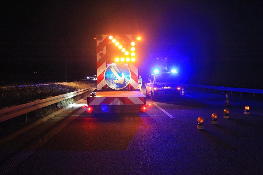 Unfall auf der Autobahn