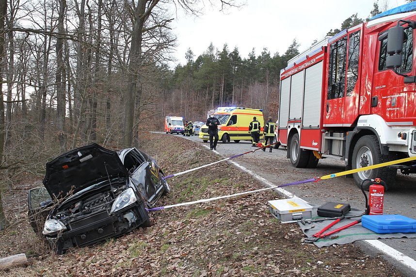 Schwerer Unfall am Kyffh&auml;userdenkmal