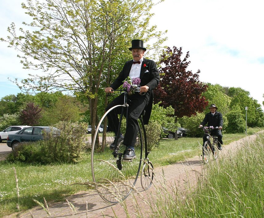 Hoch zu Rad am Pfingstmontag