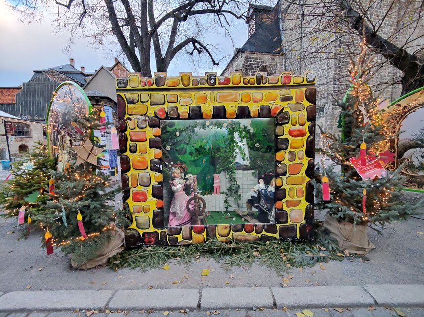 Auf dem Quedlinburger Weihnachtsmarkt