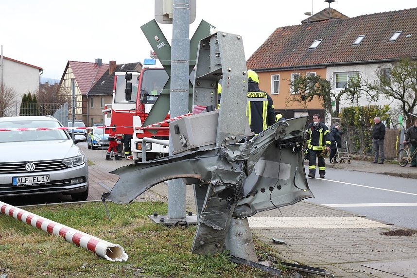 Unfall am Bahn&uuml;bergang