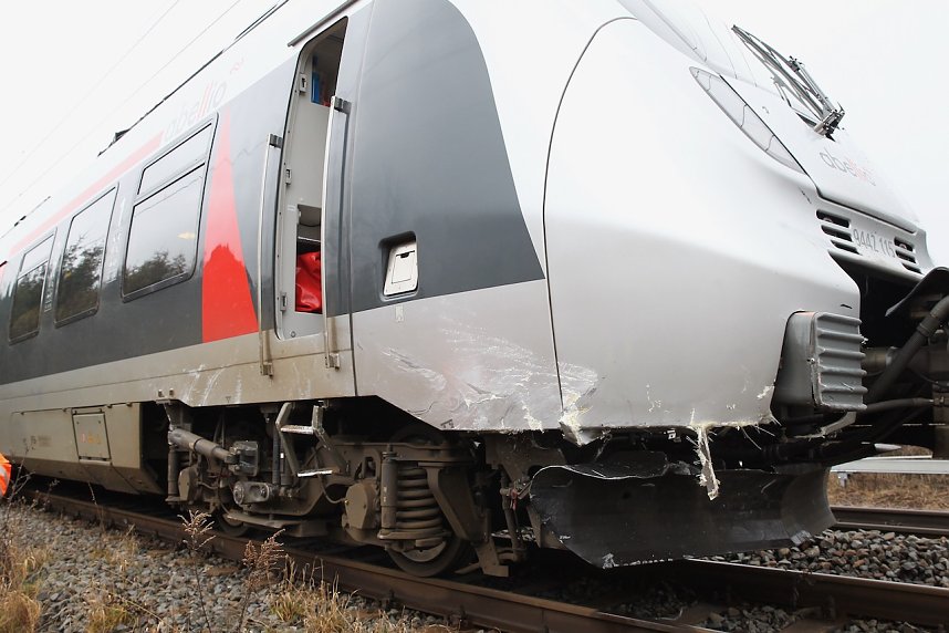 Unfall am Bahn&uuml;bergang