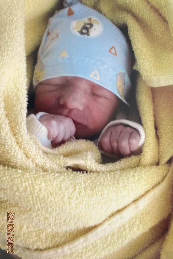 Julien Graf, ganzer Stolz von Jennifer und Andr&eacute; Graf   