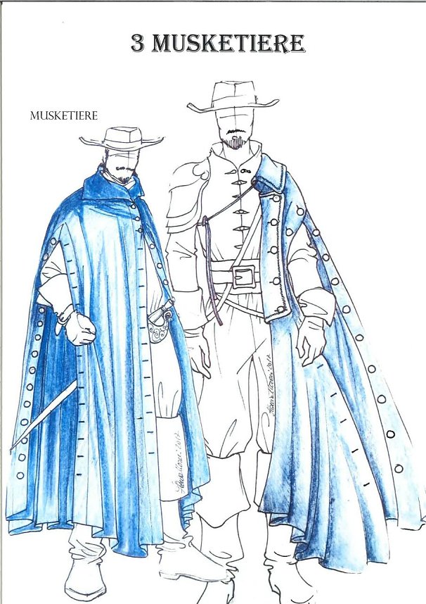 Figurinen aus "3 Musketiere"