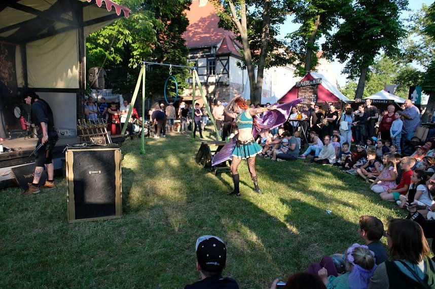 Ritterspektakel auf der Ronneburg zum Pfingstsamstag