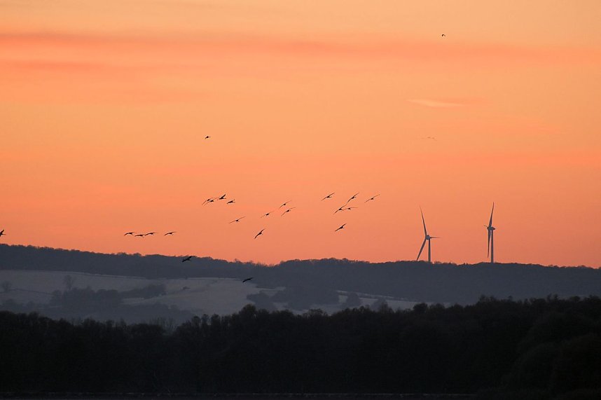Peter Blei unterwegs im Schnee