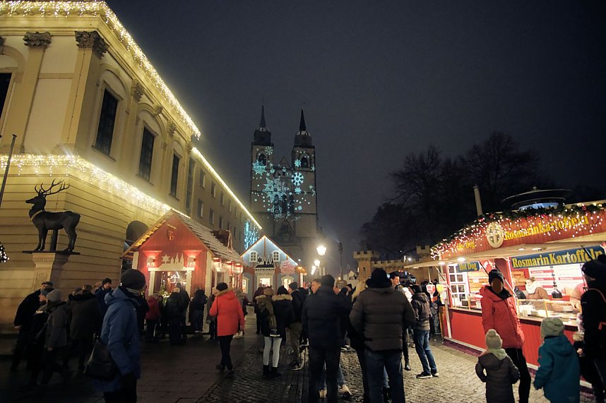 Peter Blei unterwegs in Magdeburg