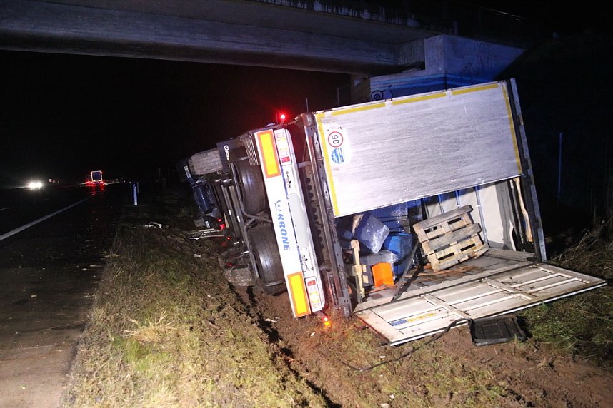 Verkehrsunfall auf der A 38 heute Morgen