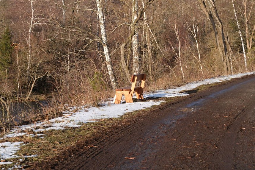 Peter Blei unterwegs an der Hasselvorsperre